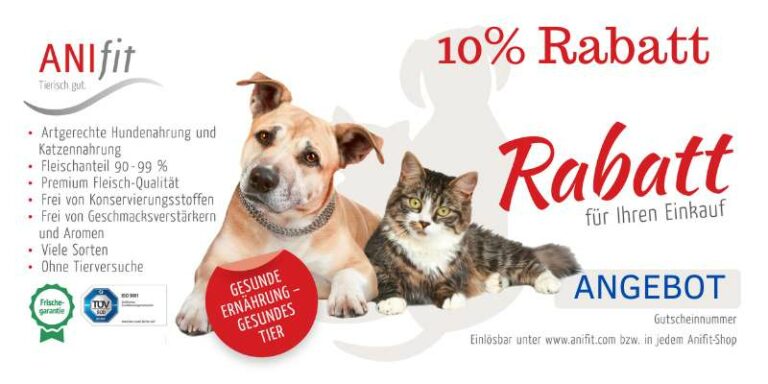 Anifit Rabattgutschein 10%